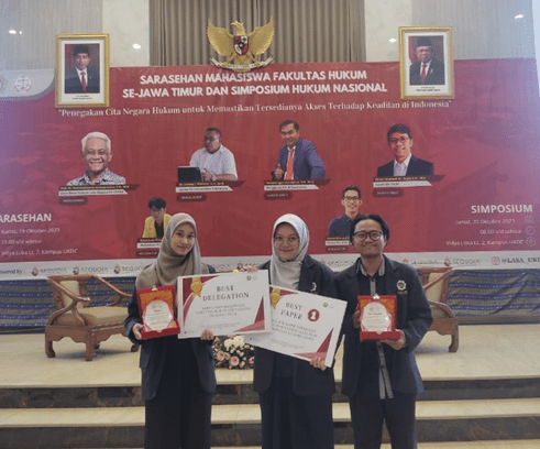 Prestasi Mahasiswa FSH Juara 1 Lomba KTI Se Jawa Timur